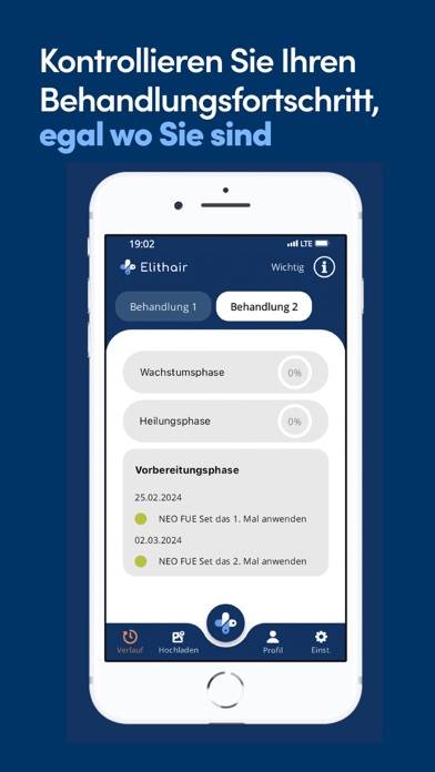 Elithair App-Screenshot