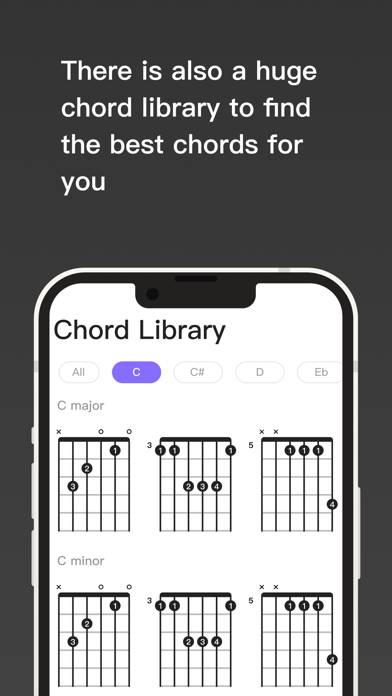 My Chord Library Schermata dell'app