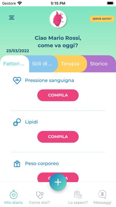 Cv-prevital Schermata dell'app