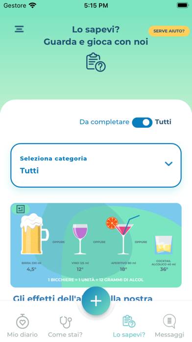 Cv-prevital Schermata dell'app