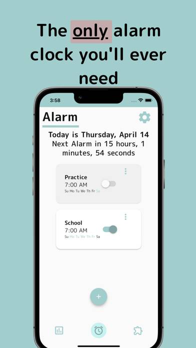 Toki Alarm: Puzzle Alarm Clock App screenshot #1