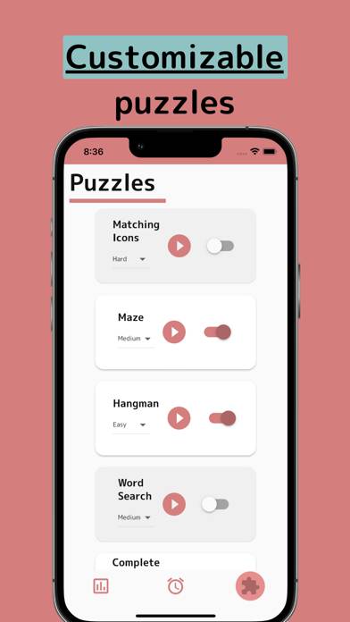 Toki Alarm: Puzzle Alarm Clock Schermata dell'app #3