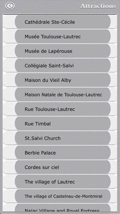 Albi City Guide Capture d'écran de l'application