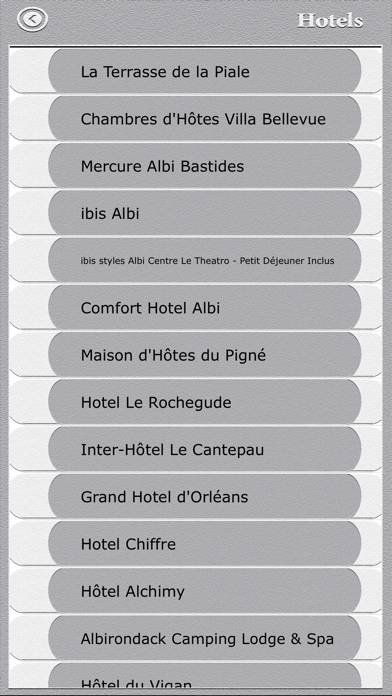 Albi City Guide Capture d'écran de l'application