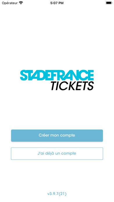 STADEFRANCE Tickets App screenshot #1