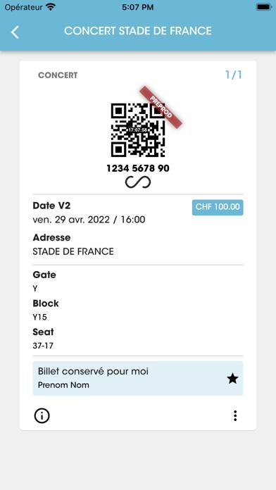 STADEFRANCE Tickets Capture d'écran de l'application