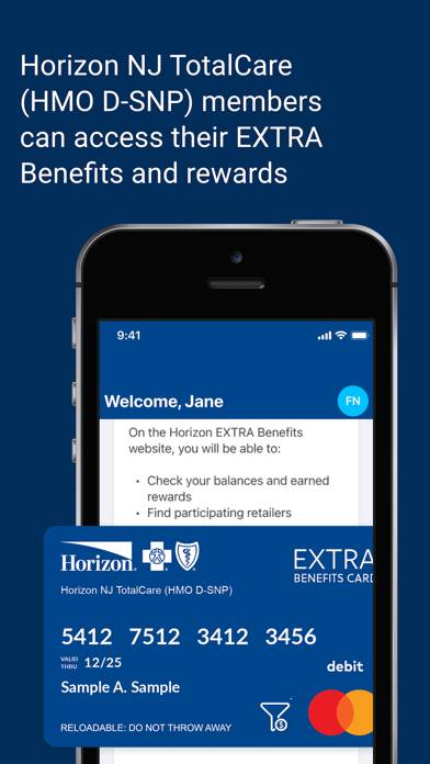 Horizon NJ MyCare App screenshot