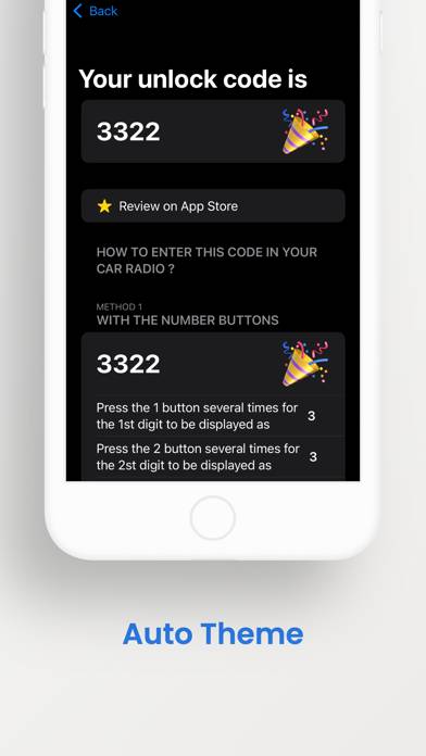 Renault Car Radio Code Schermata dell'app #4