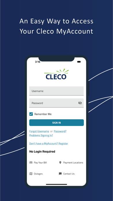 Cleco MyAccount App screenshot