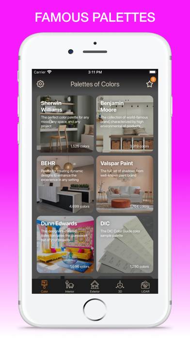 Color Master. LiDAR paint wall Captura de pantalla de la aplicación #1