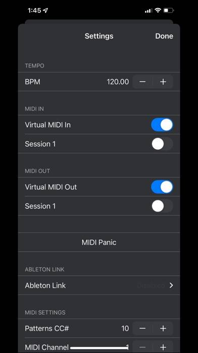 ShiftBud Generative MIDI AUv3 App screenshot