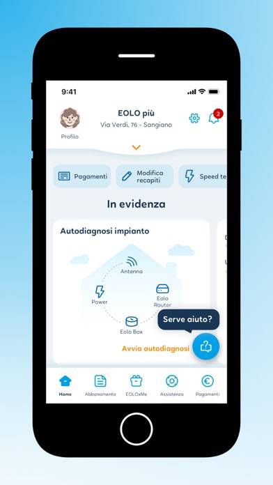 EOLO-app immagine dello schermo