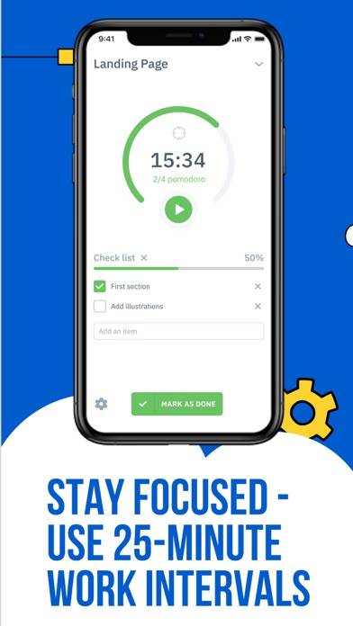 Pomodoro Focus Timer & Planner App screenshot #2