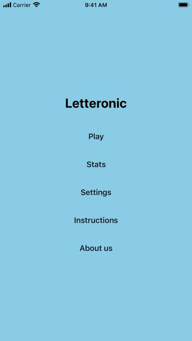 Accessible letteronic App screenshot #1