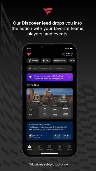 Fanatics Sportsbook & Casino App screenshot #1