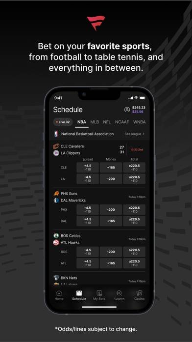 Fanatics Sportsbook & Casino App screenshot