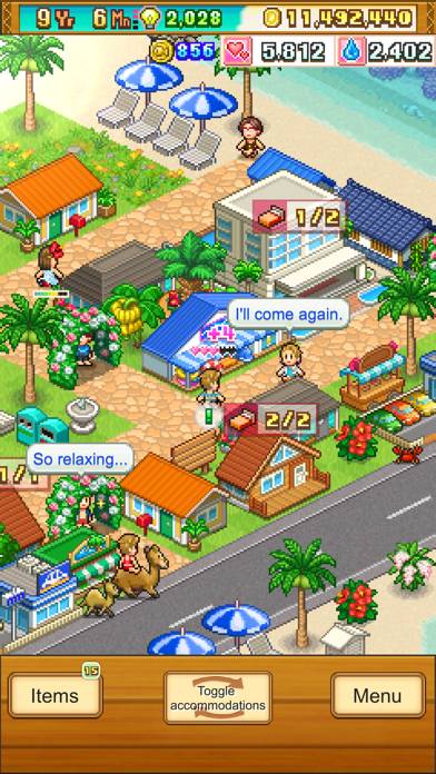 Tropical Resort Story Captura de pantalla de la aplicación #1