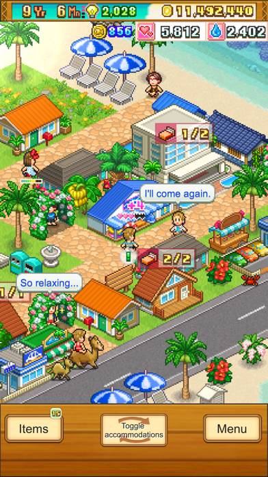 Tropical Resort Story App skärmdump #1