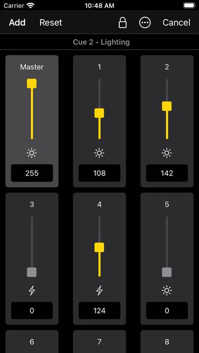 MiX16 Show Cue Lite App-Screenshot