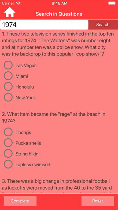 1970s Nostalgia Trivia App screenshot #6