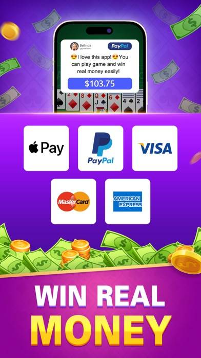 Solitaire Win Cash: Real Money App screenshot #1