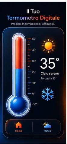 Termometro ambiente Schermata dell'app