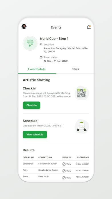 World Skate Infinity App screenshot