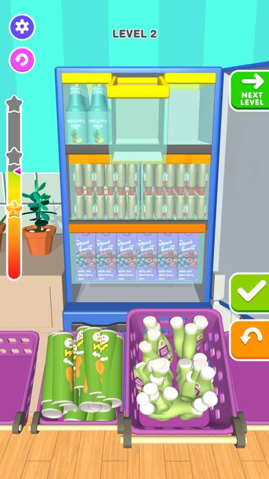 Fill Up Fridge-Organizing Game Schermata dell'app #5