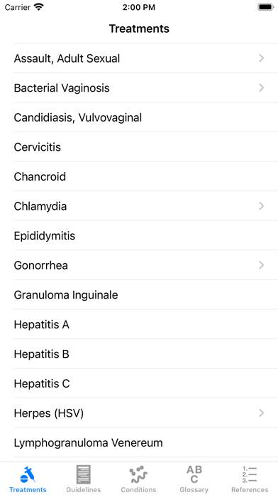 2021 CDC STI (STD) Guidelines App screenshot #2