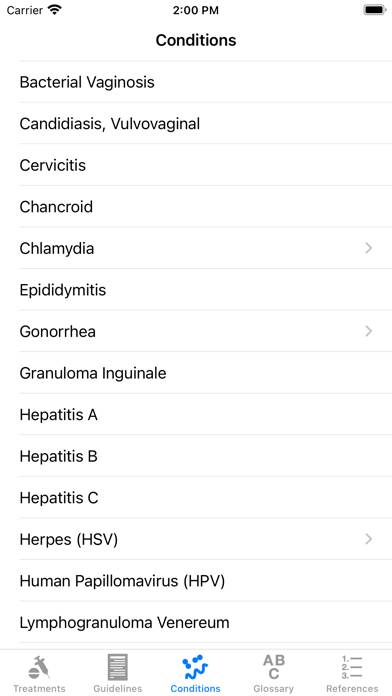 2021 CDC STI (STD) Guidelines Schermata dell'app