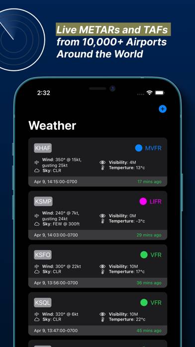 Aviator Weather App screenshot #1