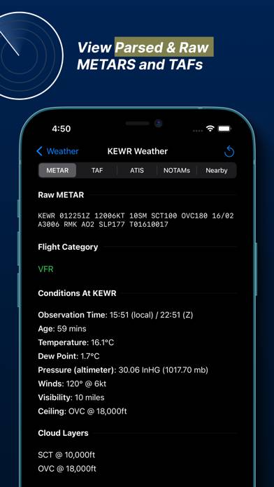 Aviator Weather App screenshot #3