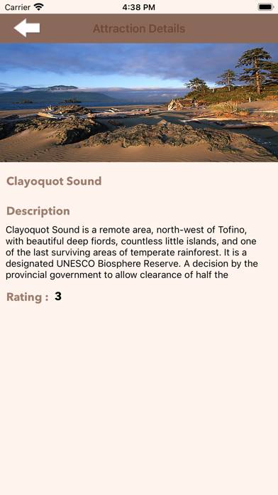 Vancouver Islands App screenshot #3