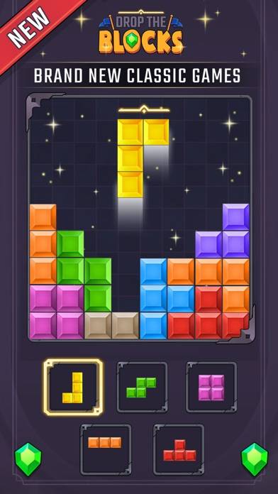Drop Blocks Puzzle Schermata dell'app #1