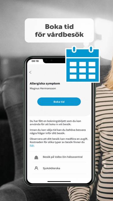 Min vård Gävleborg App skärmdump #5