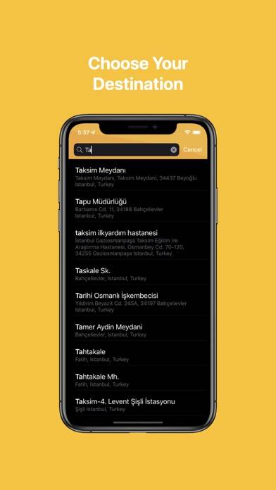 Taximeter Turkey App screenshot #1