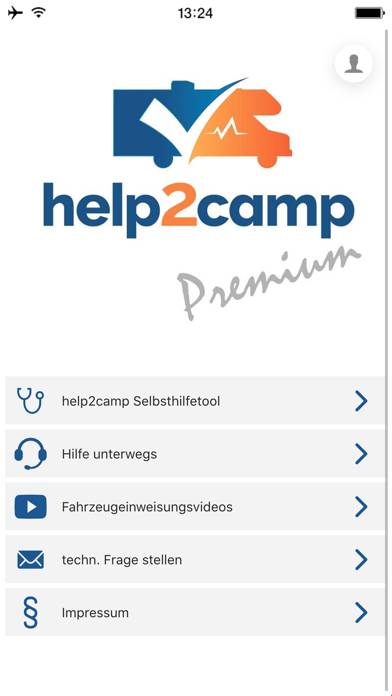 Help2camp Premium App-Screenshot #1