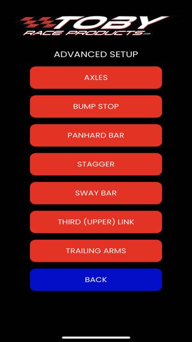 Toby Car Track Tuner App screenshot