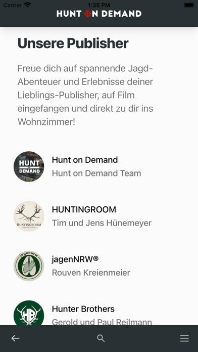 Hunt on Demand App-Screenshot #2