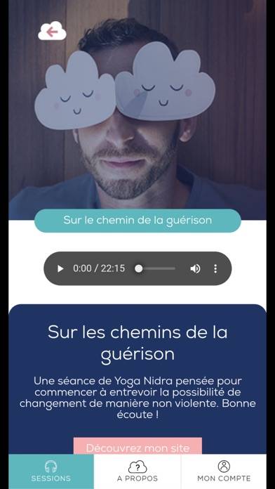 Yoga Nidra France App screenshot #2