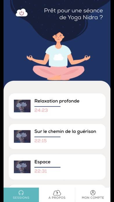 Yoga Nidra France App screenshot #4