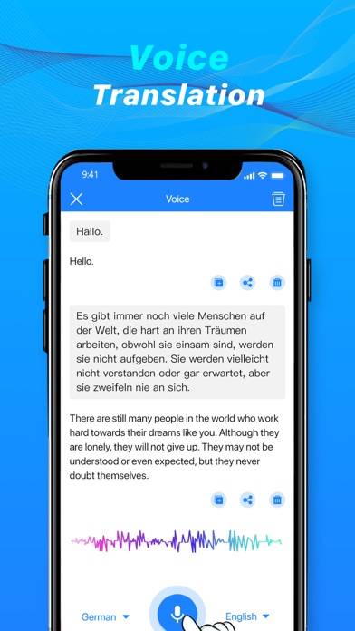 Translator, Voice Translation Schermata dell'app #1