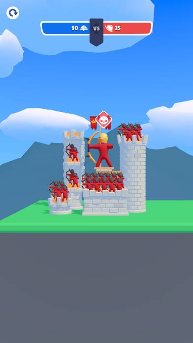 Archery Bastions: Castle War Captura de pantalla de la aplicación #2