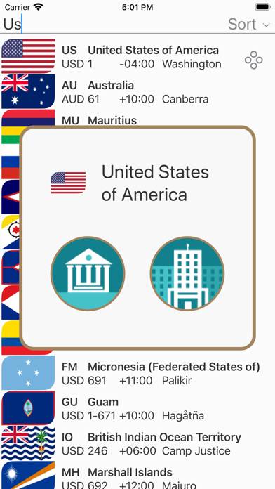 Country Code (Cities) Schermata dell'app #6