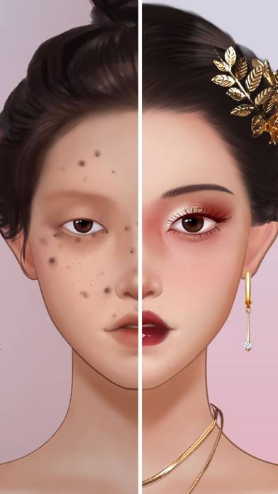 Makeup Stylist -DIY Salon game Capture d'écran de l'application #4