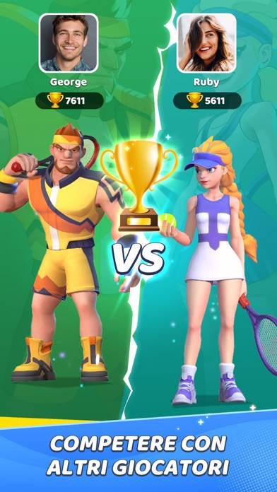 Tennis estremos™ schermata del gioco