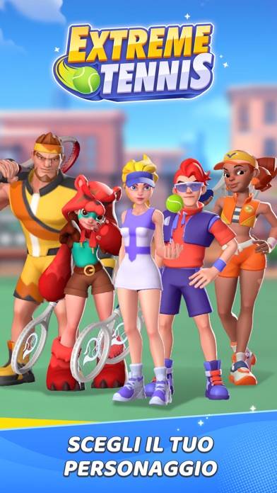 Tennis estremos™ schermata del gioco
