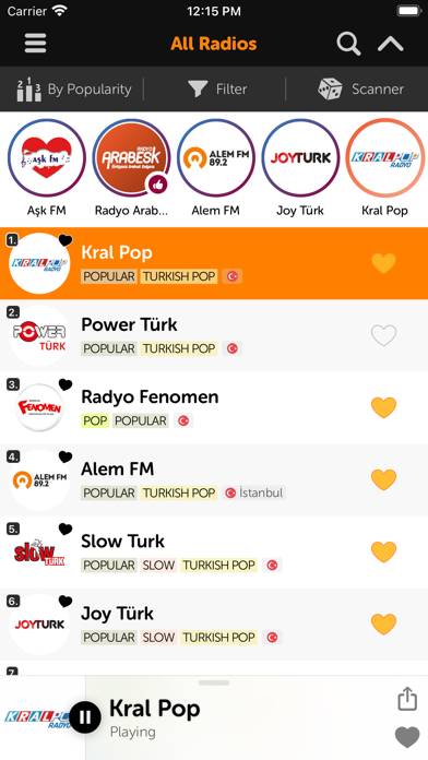 Turkish FM Radios: Music, News Uygulama ekran görüntüsü #1