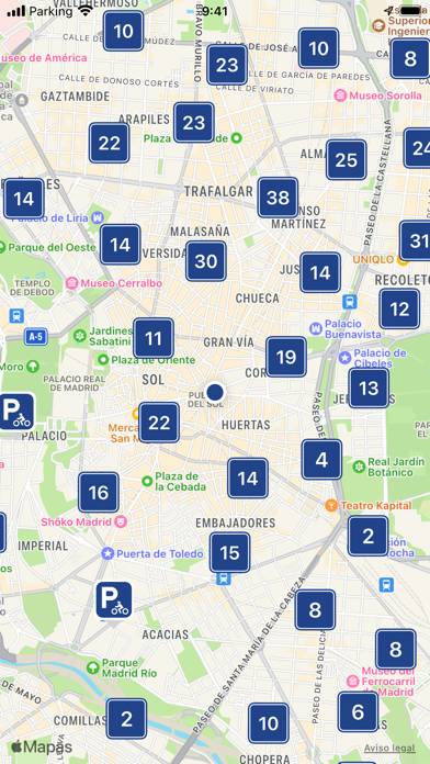 Parking motos Madrid Captura de pantalla de la aplicación #2
