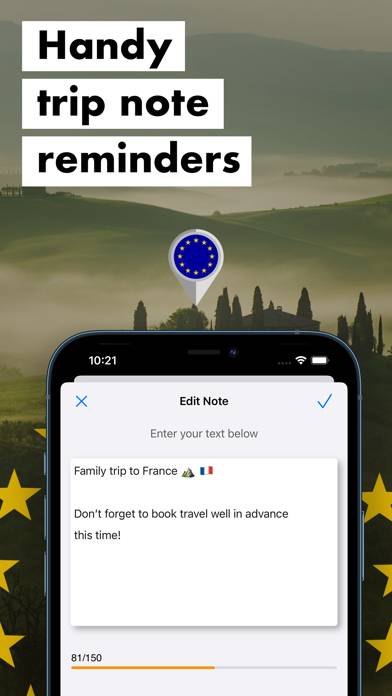 Schengen Days Calculator App-Screenshot #5